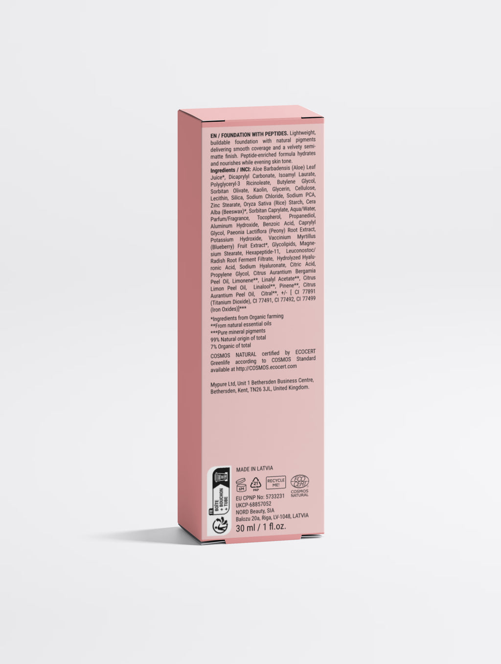 Foundation with Peptides, 15 Light Cool